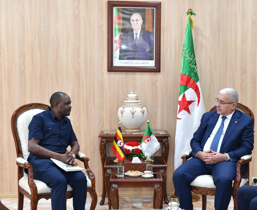 Bogali receives the Ambassador of the Republic of Uganda to Algeria - Al-Hiwar Al-Jazaeryia