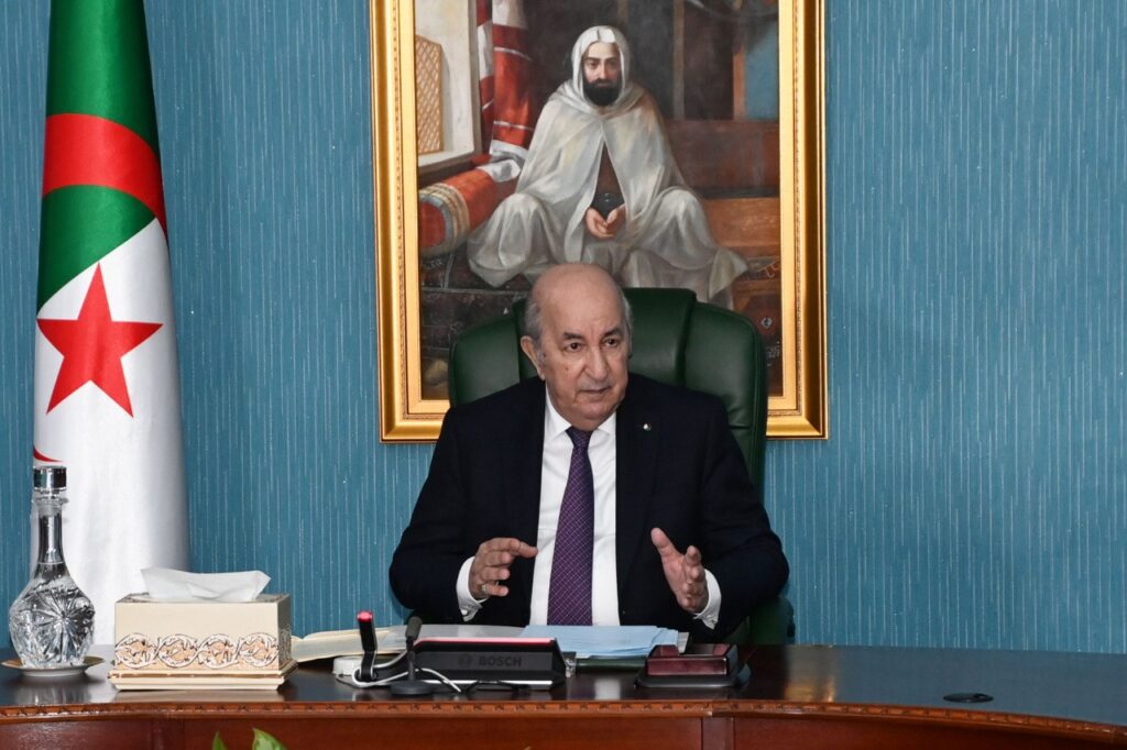 President Tebboune chairs a meeting of the Supreme Security Council - Al-Hiwar Al-Jazairia