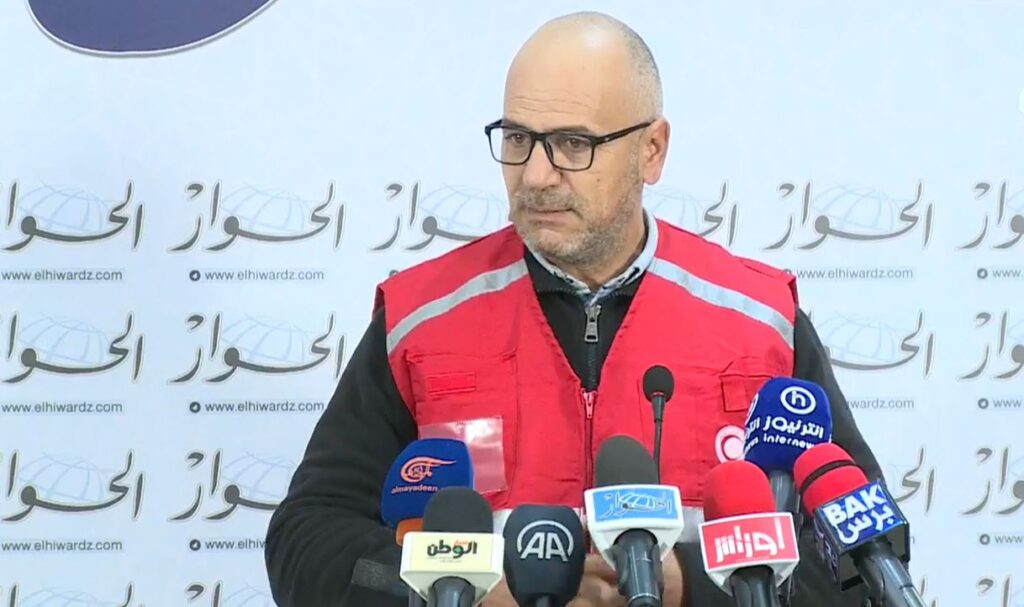 Driss Rabah, Operations Coordinator of the Algerian Red Crescent, tells stories about the Algerian team's intervention in Syria - Al-Hiwar Al-Jazairia