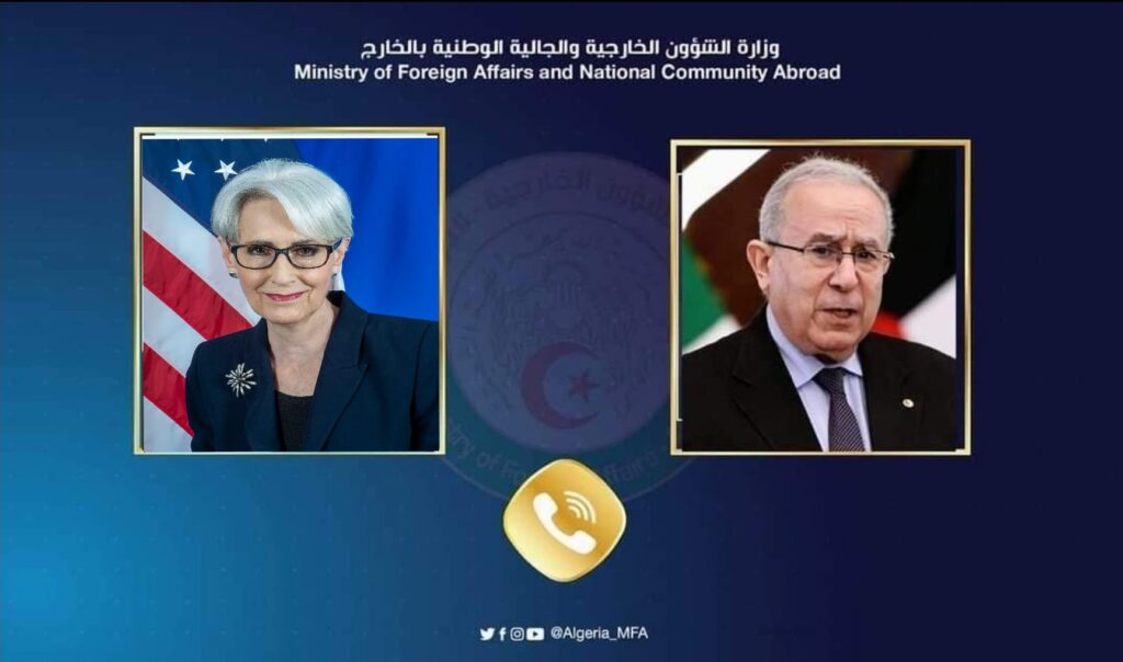 Lamamra holds talks with Wendy Sherman, US Deputy Secretary of State - Al-Hiwar Algeria