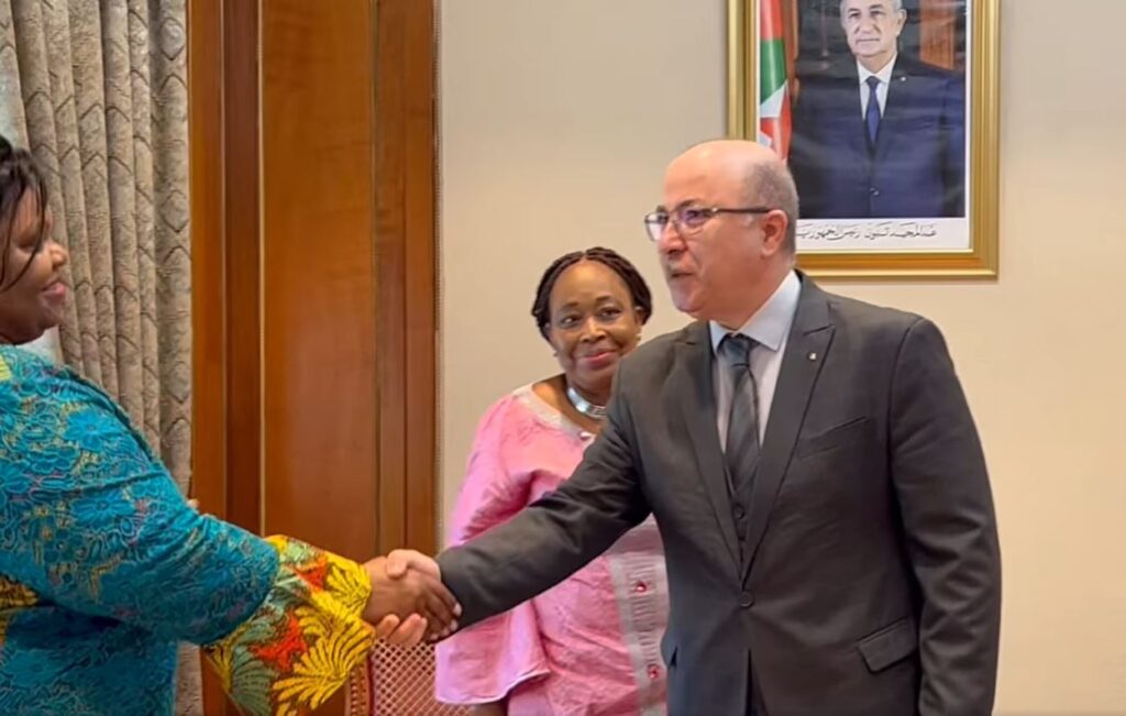 Ben Abdelrahman receives the African Union Commissioner for Health - Al-Hiwar Algeria