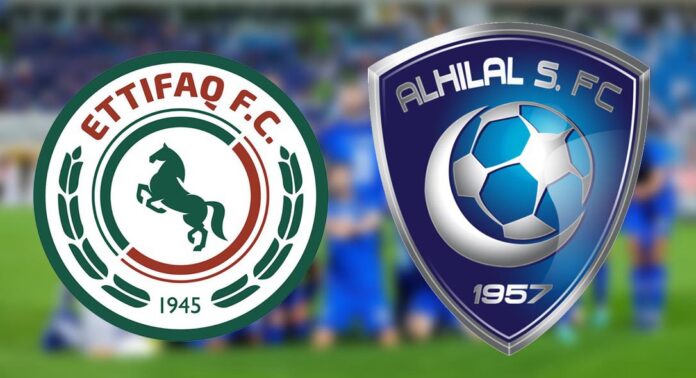 القنوات الناقلة لمباراة الهلال والاتفاق