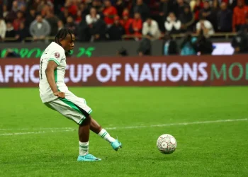 موقف طريف لياسين بونو بعد الفوز على نيجيريا